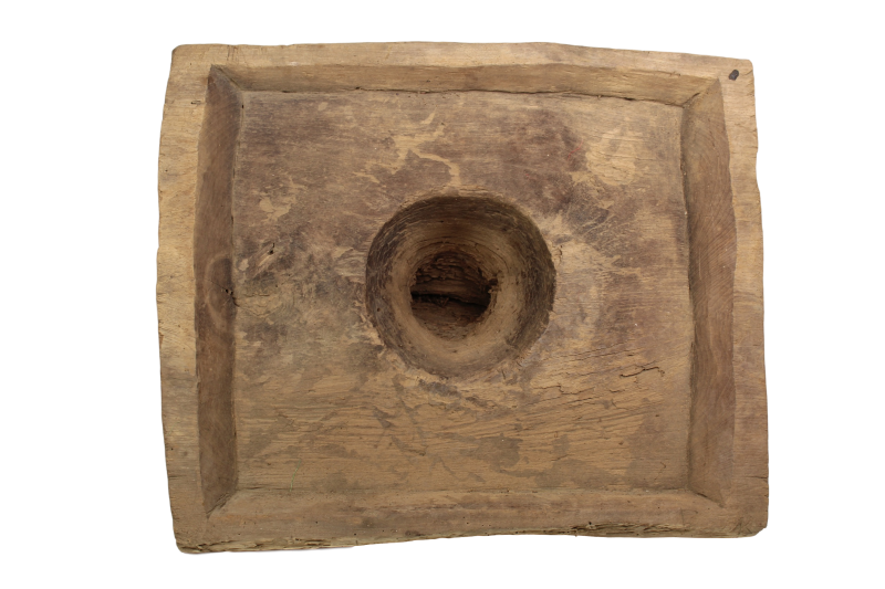 decoratie lumpang - teak