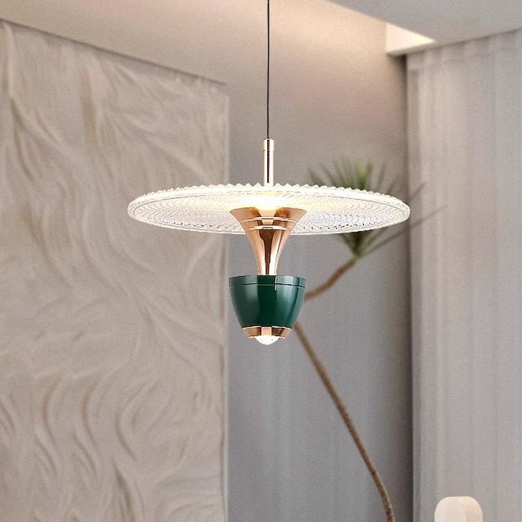 stijlvolle moderne led schijf hanglamp voor een stralend interieur