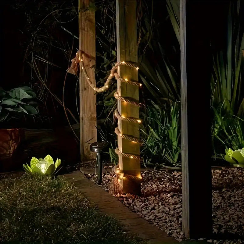 touw hanglamp rustiek ontwerp
