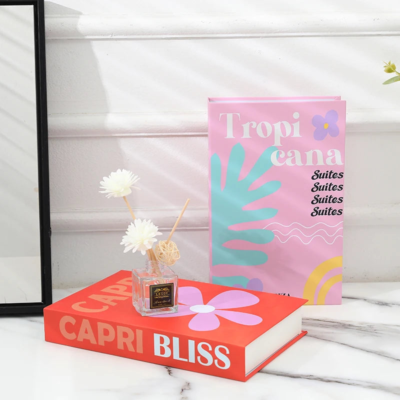 decoratieve boeken gekleurde set