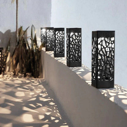 Zonne Tuinlamp Met Patroonlicht