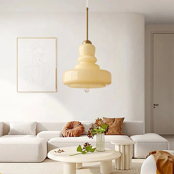 stijlvolle bauhaus kalebas glazen hanglamp voor een modern accent