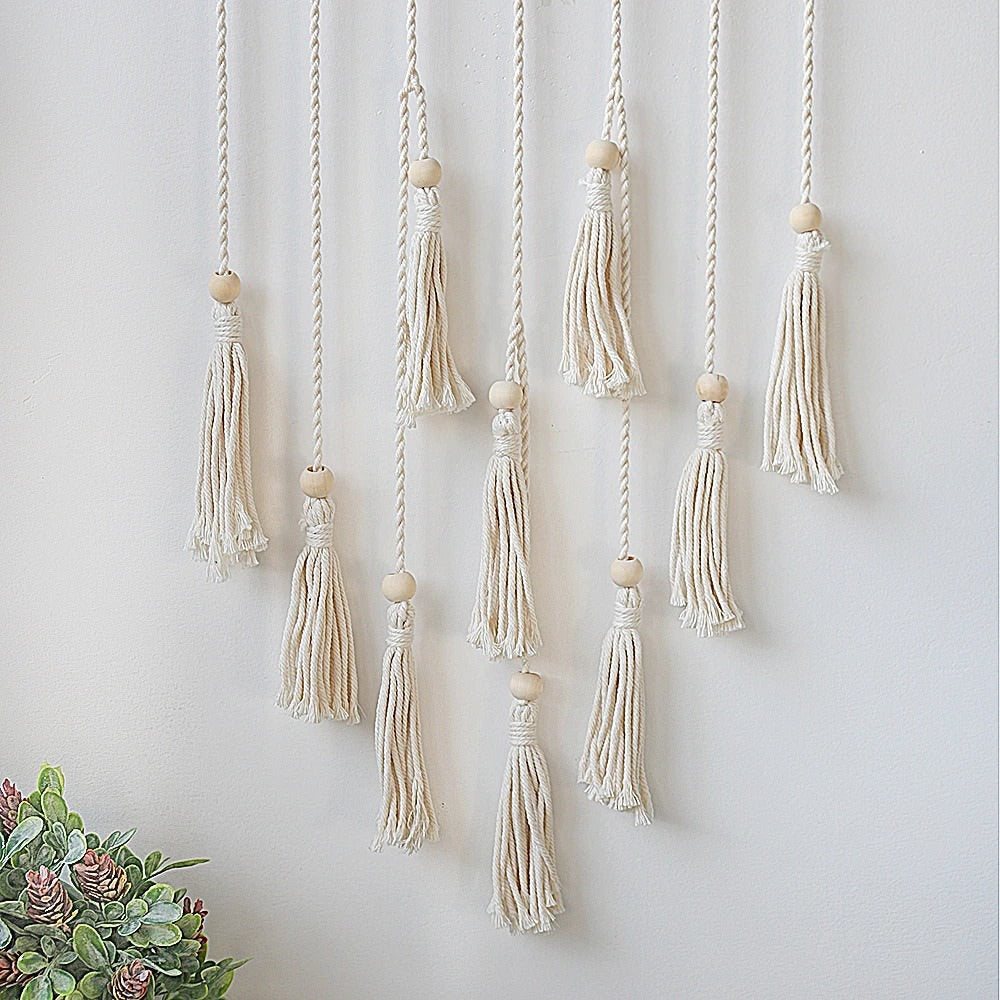 macramé wandhanger fotodisplayhouder