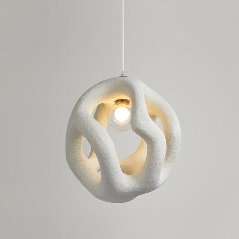 elegante wabi sabi hanglamp voor een rustieke sfeer