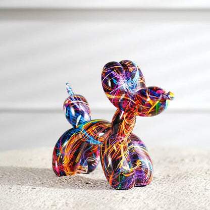 Hondenbeeld hars ontwerp decoratief beeldje