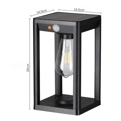 Stijlvolle Pilaar Zonne-energie Lamp voor Buiten