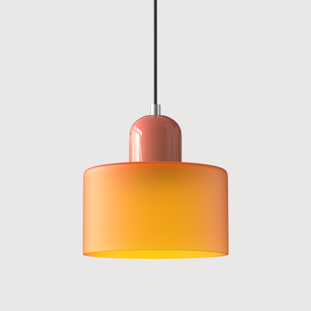 stijlvolle bauhaus glazen hanglamp voor een creatieve sfeer