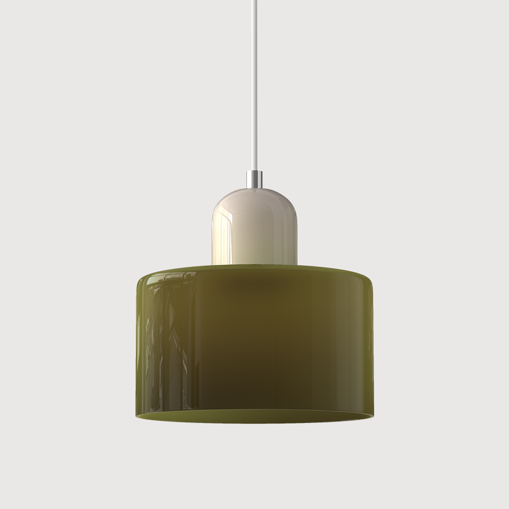 stijlvolle bauhaus glazen hanglamp voor een creatieve sfeer