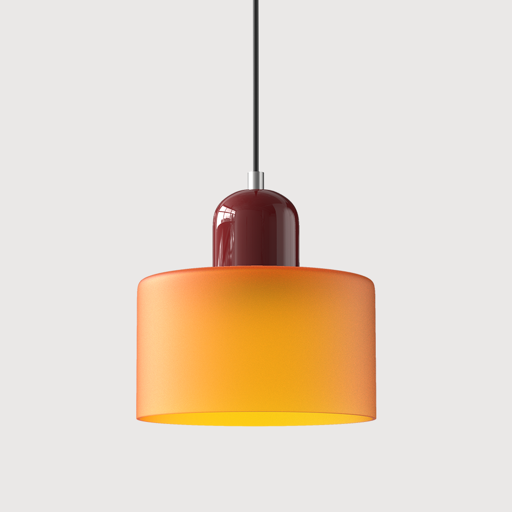 stijlvolle bauhaus glazen hanglamp voor een creatieve sfeer