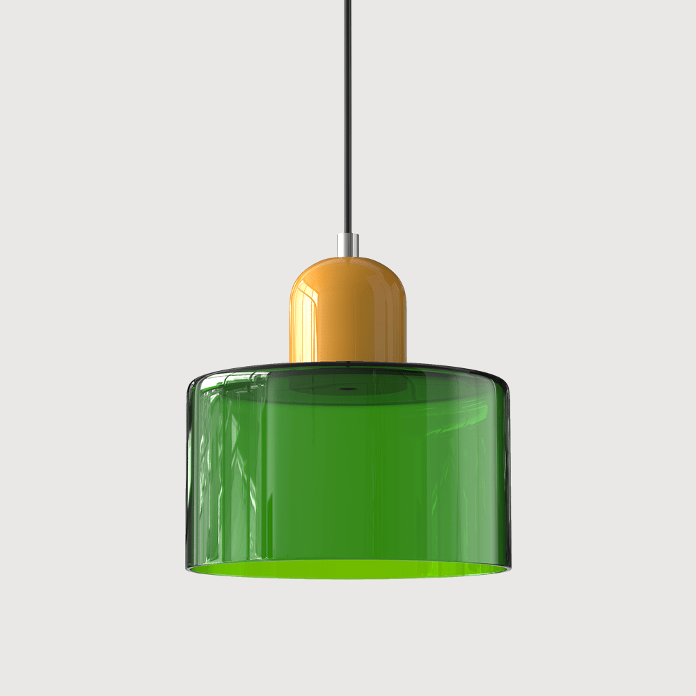 stijlvolle bauhaus glazen hanglamp voor een creatieve sfeer