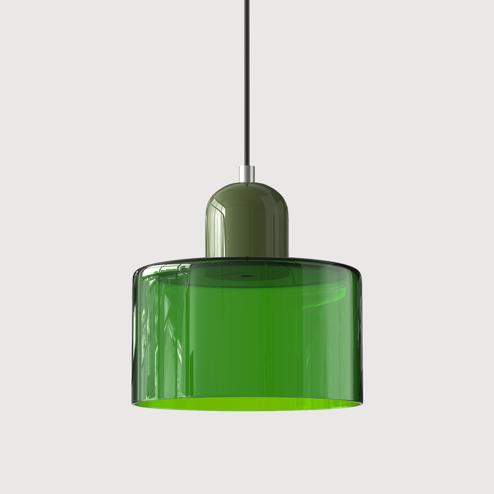 stijlvolle bauhaus glazen hanglamp voor een creatieve sfeer