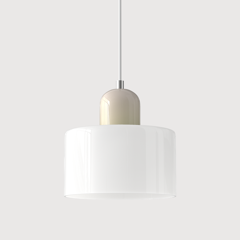 stijlvolle bauhaus glazen hanglamp voor een creatieve sfeer