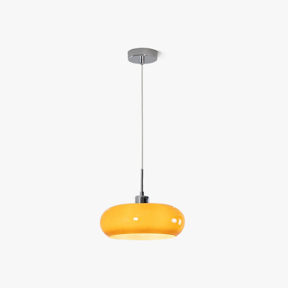 elegant hailie glazen hanglamp in broodvorm