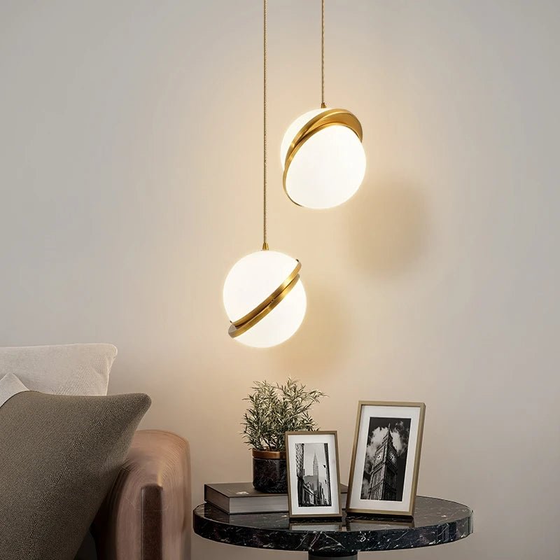 lumaglo™ | elegante gouden hanglamp voor een stralend interieur