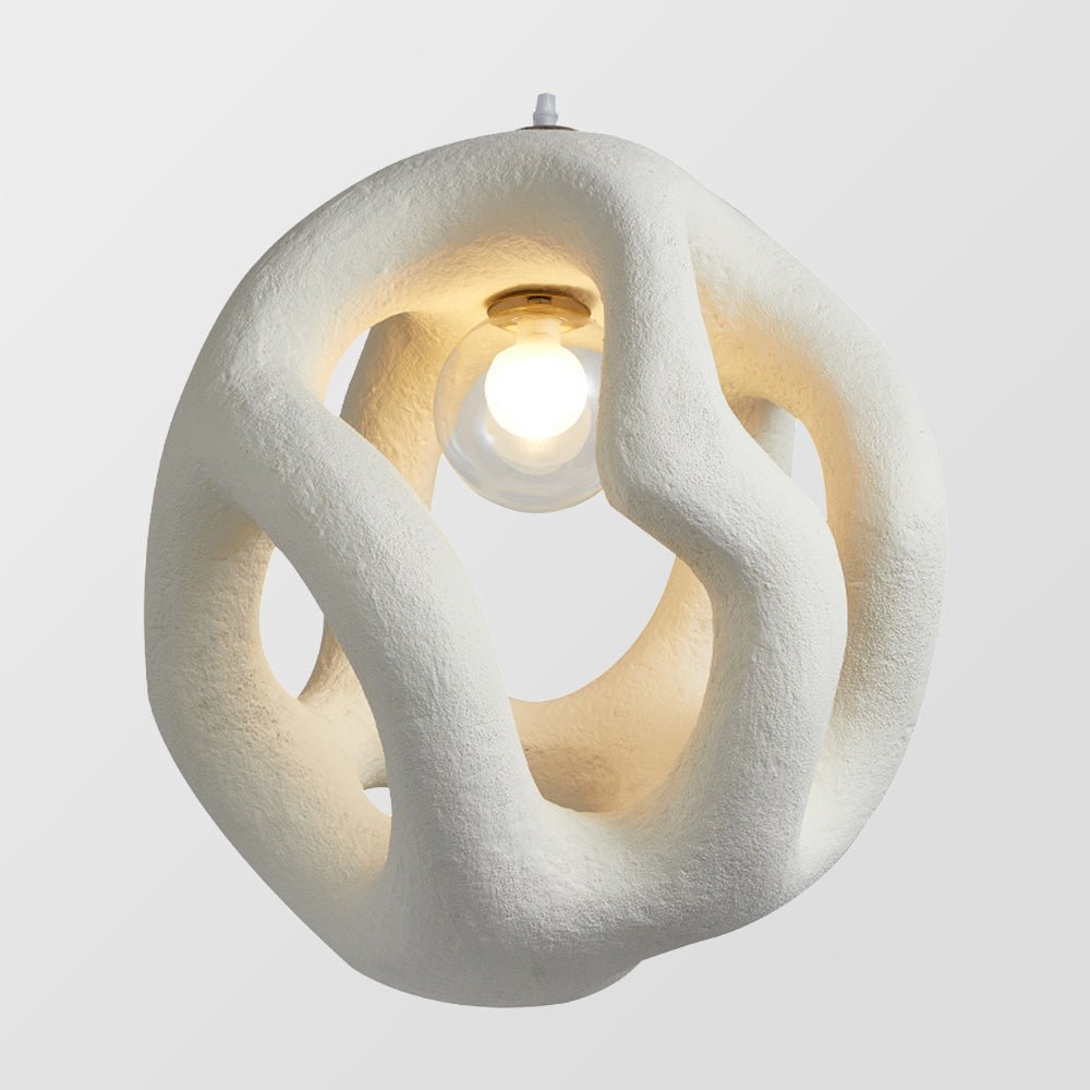 elegante wabi sabi hanglamp voor een rustieke sfeer