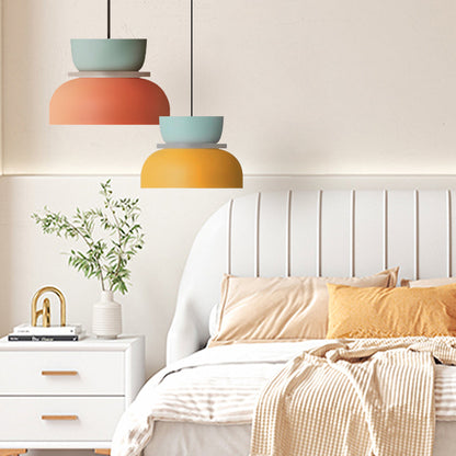 Dulcy Scandinavische Hanglamp met Kleurblokstijl