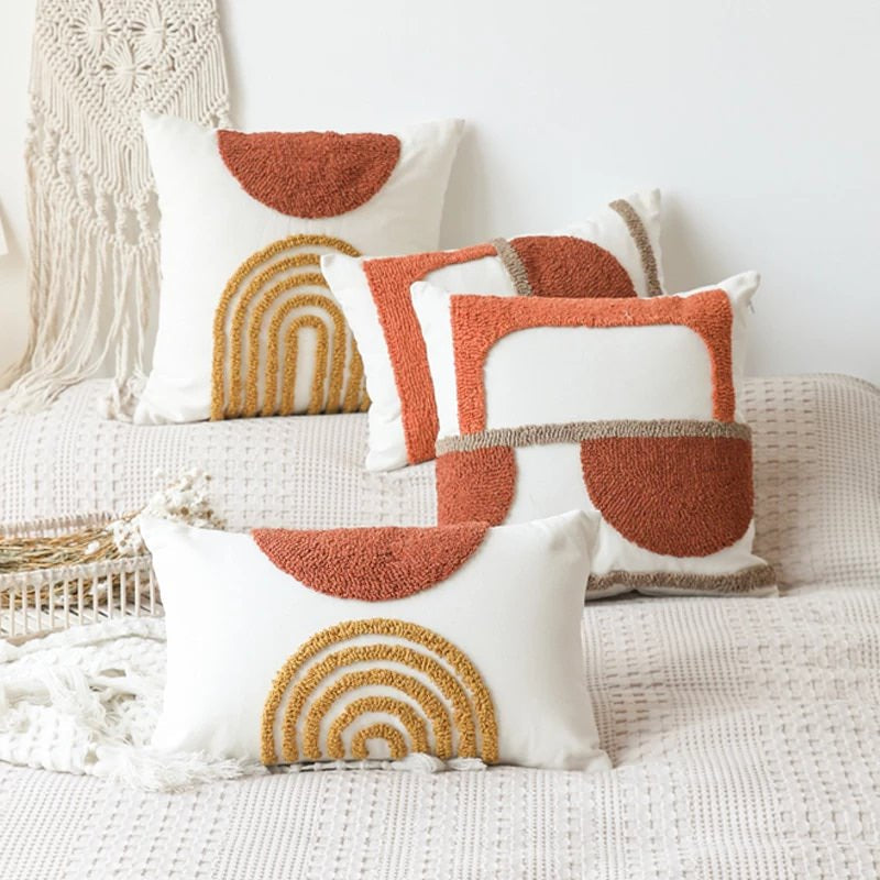 kussenhoes boho getufte design