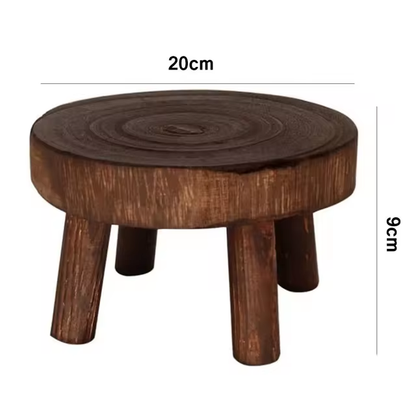 Houten plantenstandaardhouder