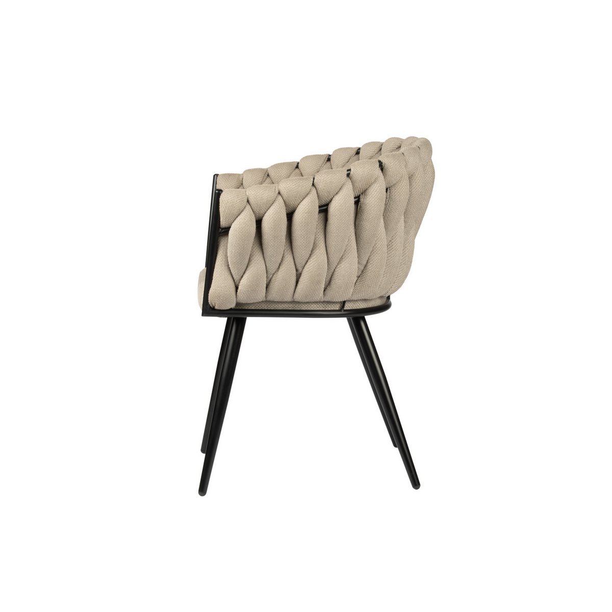 wave stoel beige (set van 2)