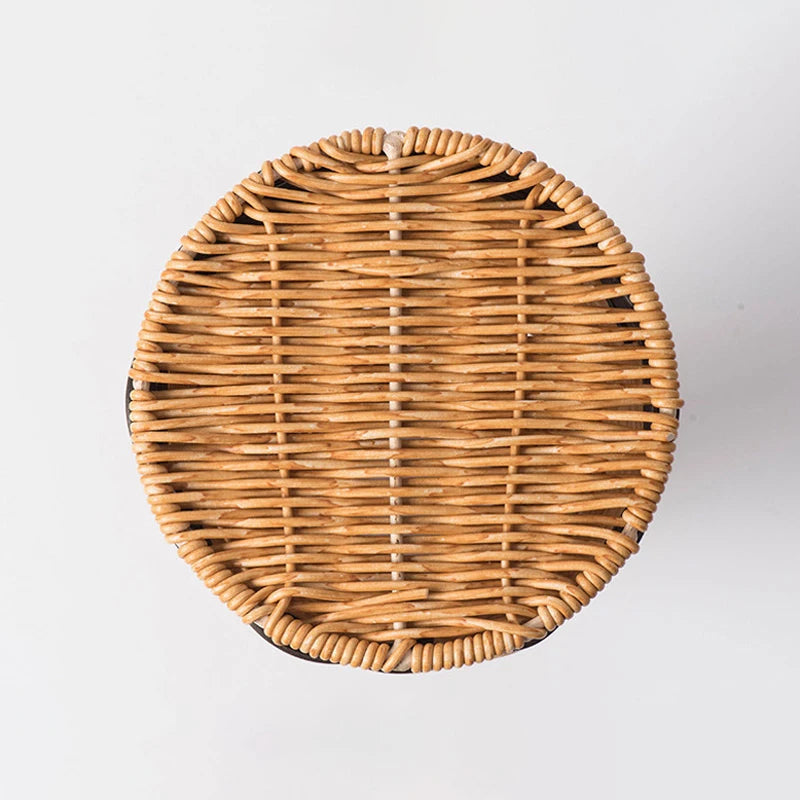 rieten decoratieve handgeweven vaas