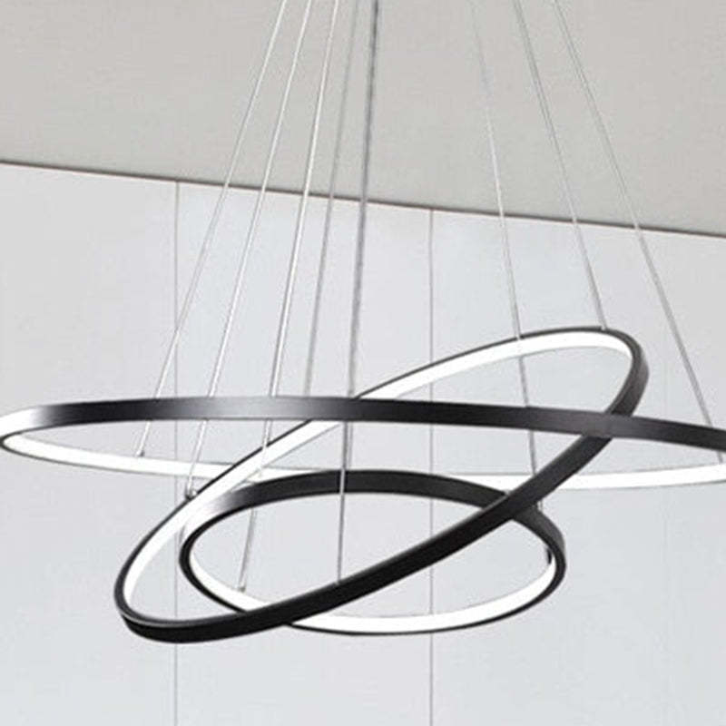 yumanira | elegante moderne plafondlamp met 3 stralende ringen