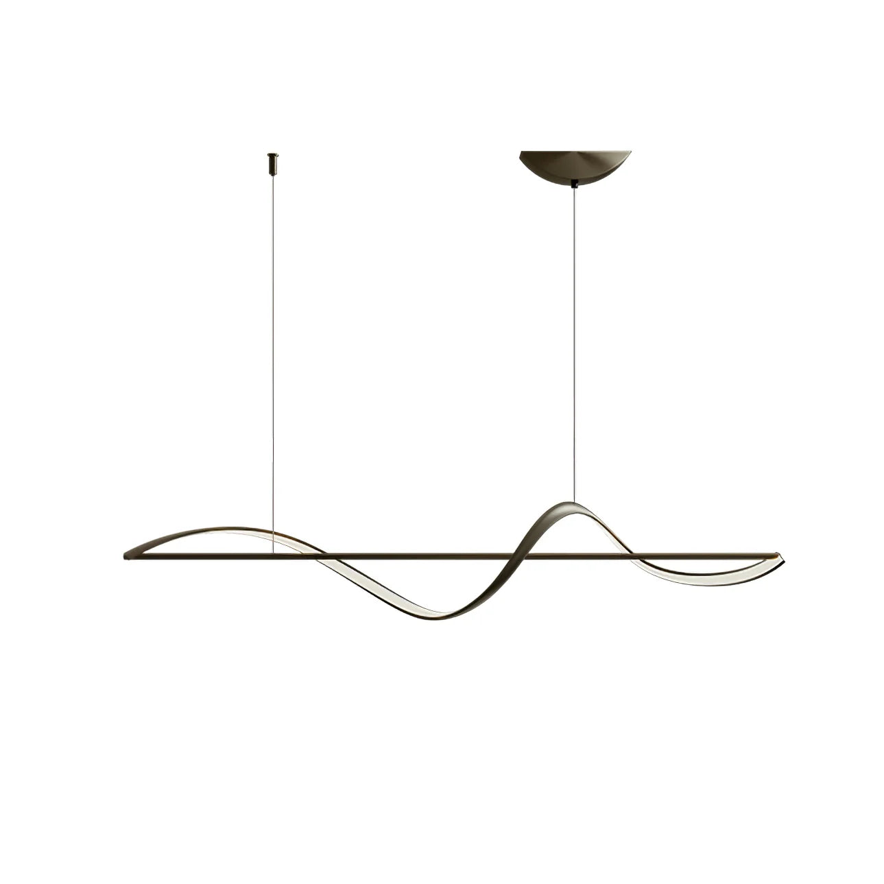 stijlvolle louise design led hanglamp in elegant metaal en acryl