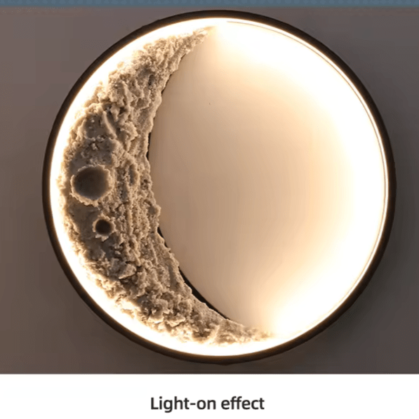 betoverende 3d maan wandlamp voor een dromerige sfeer