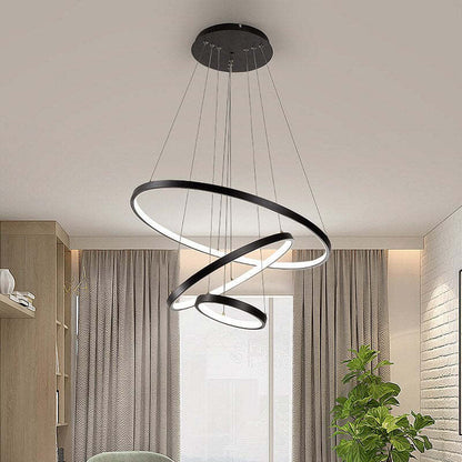 Yumanira | Elegante Moderne Plafondlamp met 3 Stralende Ringen