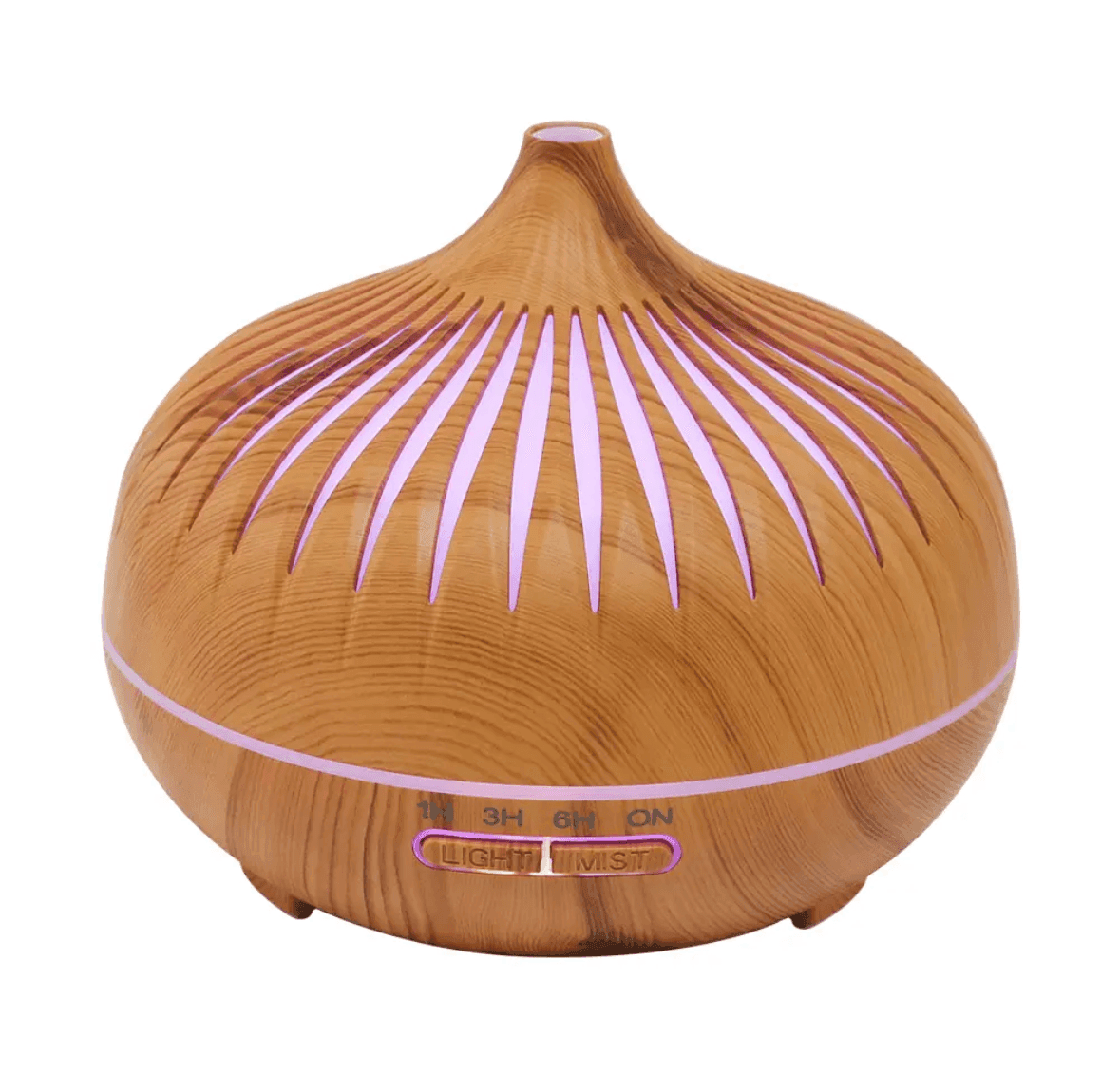 bovenaanzicht van de ultrasone diffuser met waterreservoir