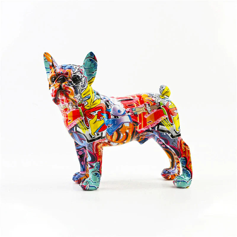 Graffiti Franse Bulldog Beeld