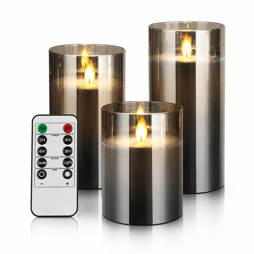 batterijgevoede ledkaars als veilig alternatief voor een echte kaars
