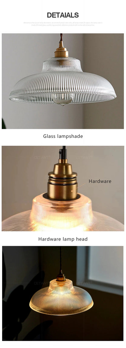 Hanglamp glazen bol Solstice Glow
