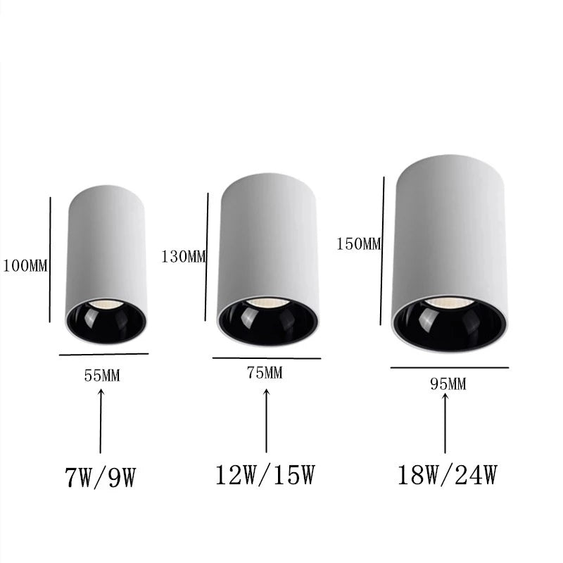 stijlvolle ronde cob plafondlampen voor een verfijnde verlichting