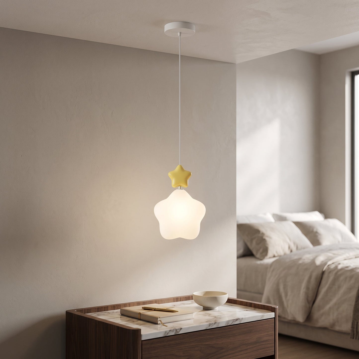 decoratieve wolk lamp met ster voor kinder- of babykamer