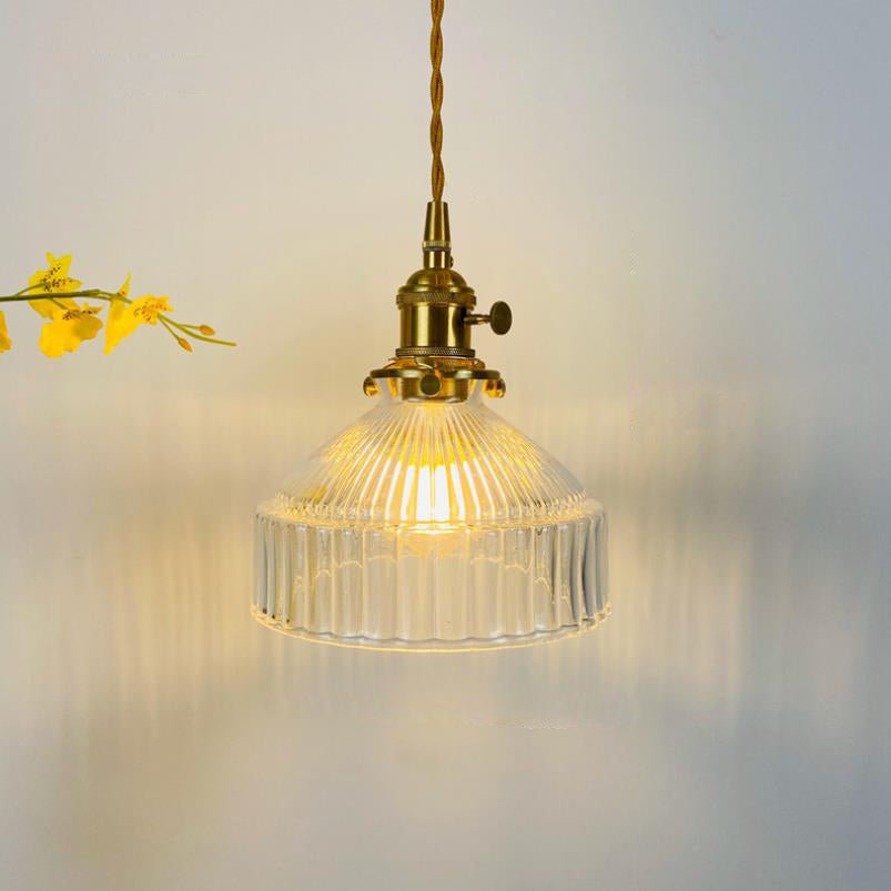 elegant nordic crystal glass pendant light