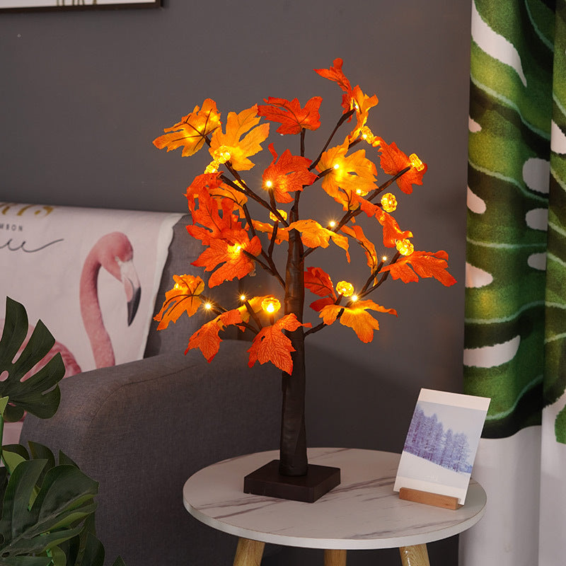 tafellamp met warm ledlicht van tarwestengels