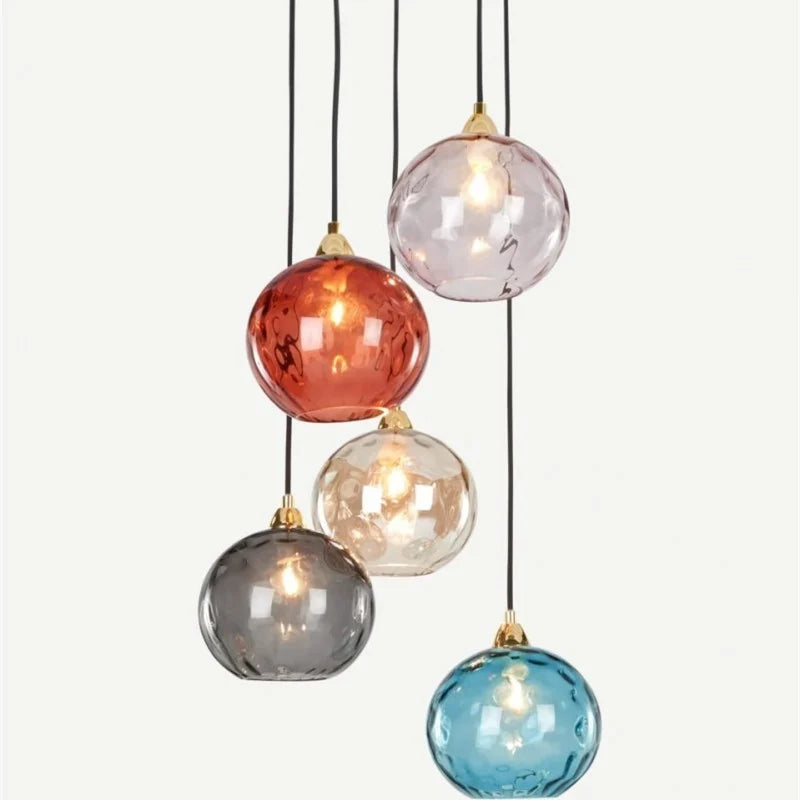 hanglamp glas-in-lood modern scandinavisch design