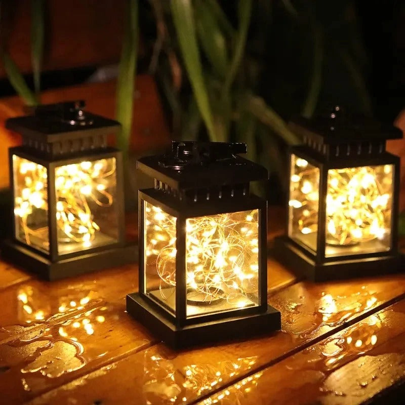 zonnecel sfeerverlichting buitenlantaarn