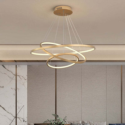 Yumanira | Elegante Moderne Plafondlamp met 3 Stralende Ringen