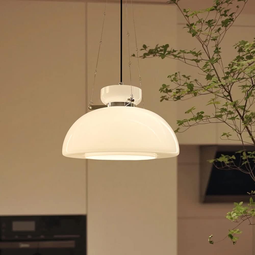 betoverende melkachtige hanglamp voor een sfeervolle verlichting