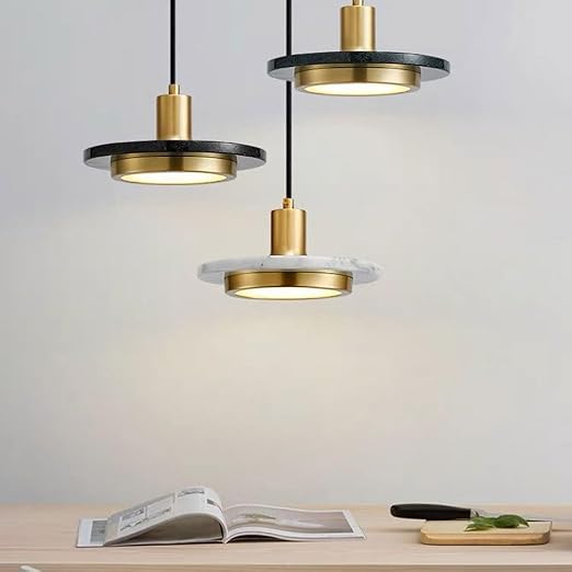 elegante moderne marmeren hanglamp voor een stijlvol interieur