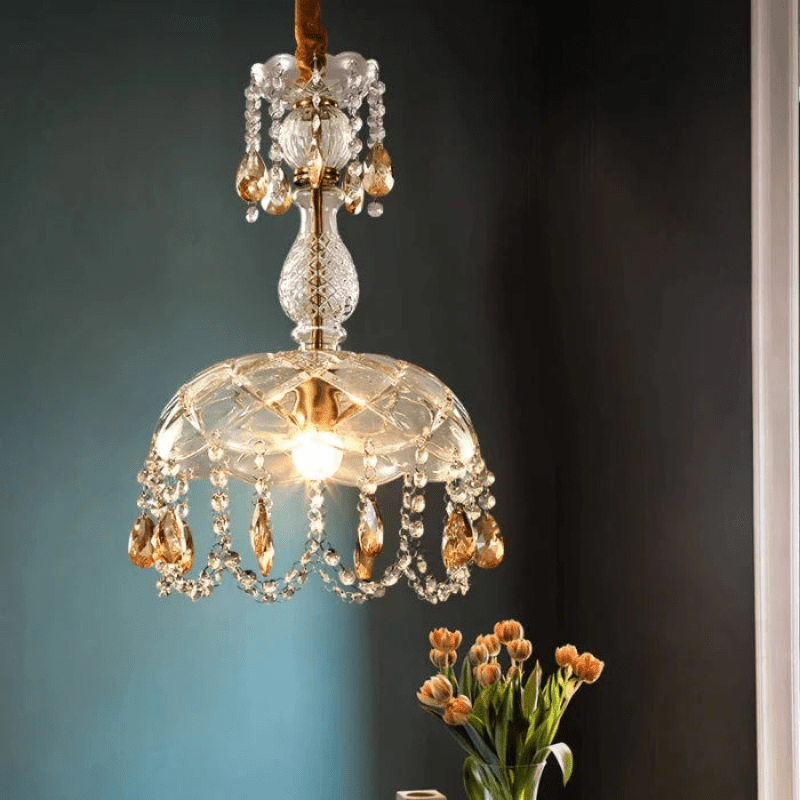 verfijnde kristallen kroonluchter - elegante hanglamp voor een luxe interieur