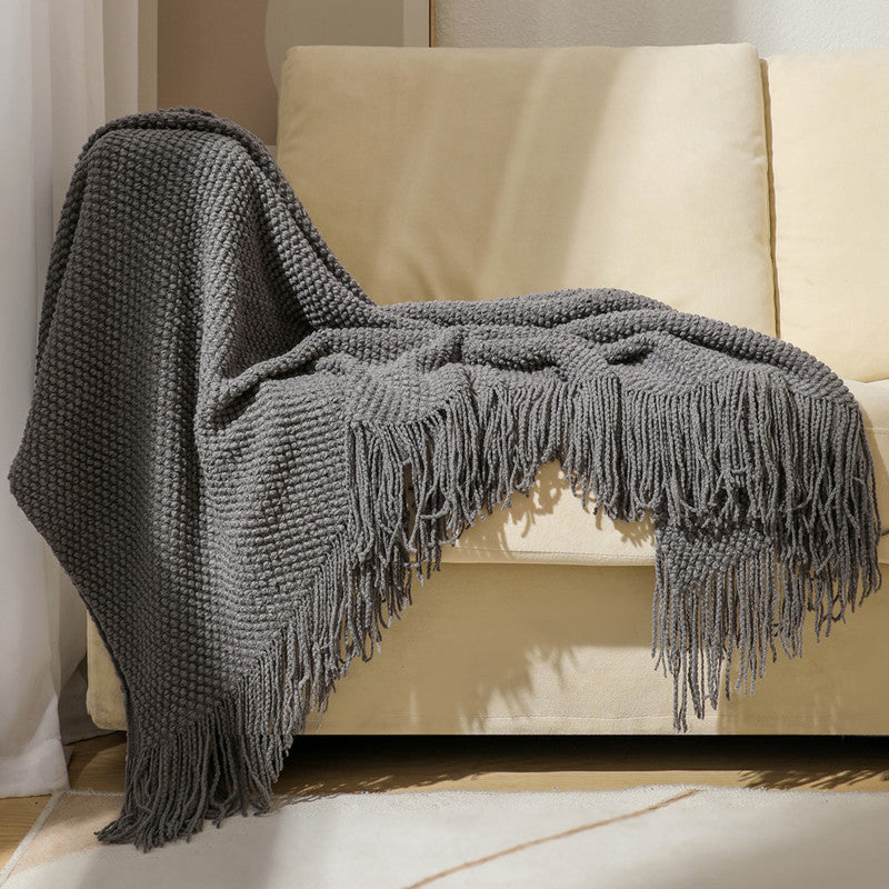 woondeken met scandinavisch strependesign