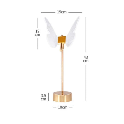 Bedlampje met vlinderdesign