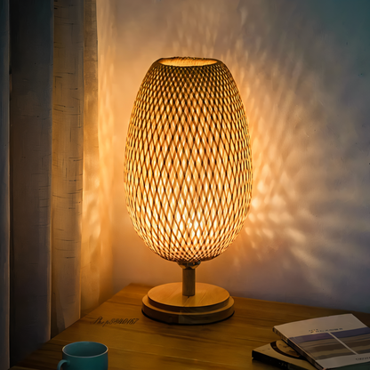 Geweven Bamboe Hanglamp