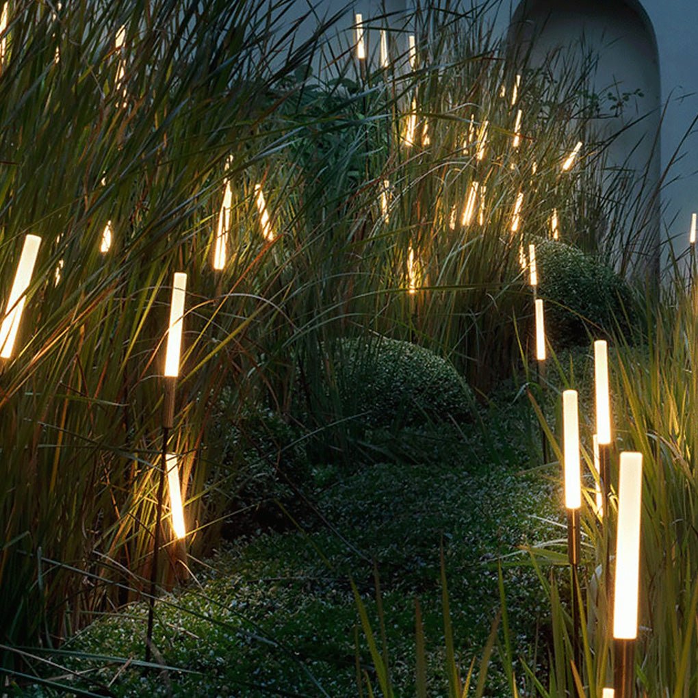 decoratieve buitenlamp op zonne-energie met warm wit ledlicht