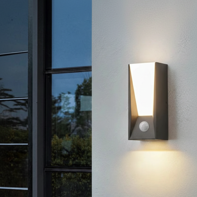 buitenwandlamp bewegingssensor modern ontwerp