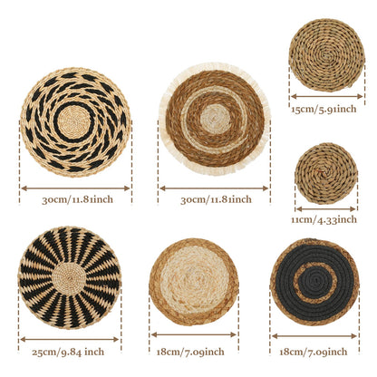 Geweven Boheemse Ronde Wanddecoratie