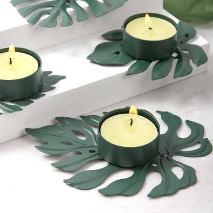Kandelaar Monstera Blad Design