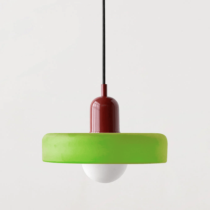 Stijlvolle Bauhaus Hanglamp van Elegante Kleurige Glas